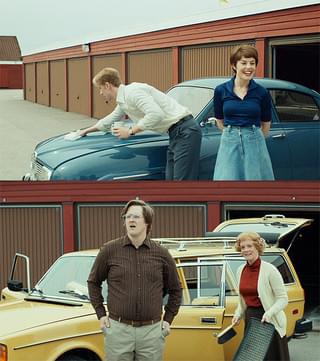 男の意地をかけた愛車対決 ビンテージカーが多数登場する「幸せなひとりぼっち」特別映像