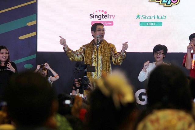 シンガポールでも大人気のピコ太郎