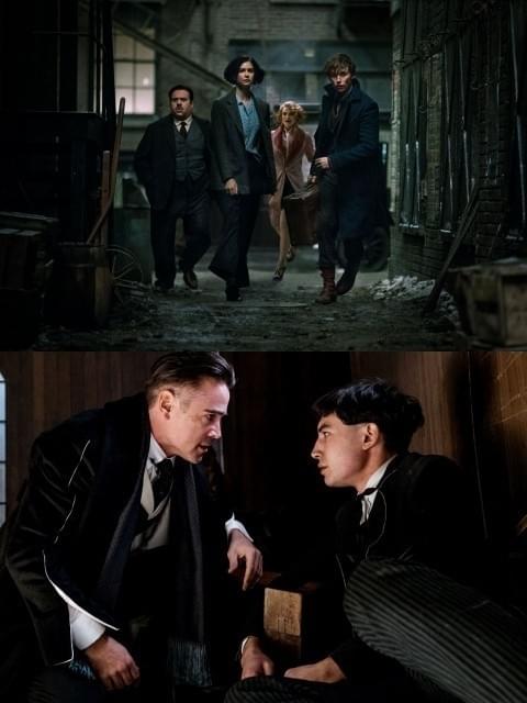 キーキャラクターを演じたエズラ・ミラー（写真下の右）