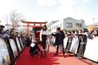 ファン3000人歓喜！ 福士蒼汰＆小松菜奈、初共演作のロケ地・京都を再訪