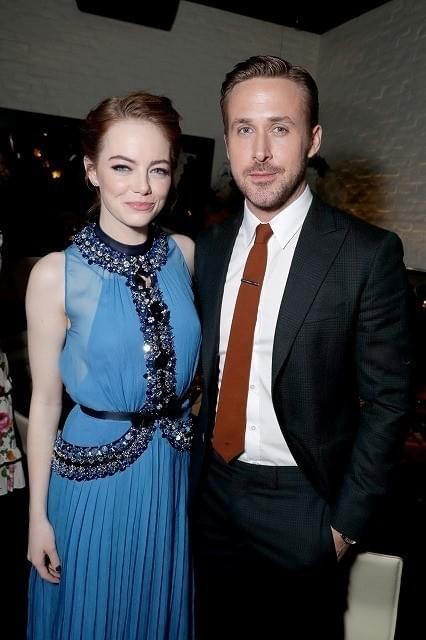 ロサンゼルスプレミアに出席した ライアン・ゴズリングとエマ・ストーン