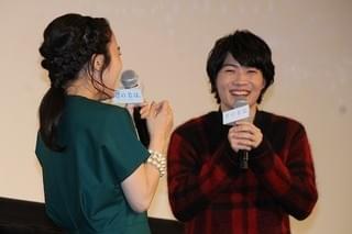 神木隆之介＆上白石萌音「君の名は。」の名セリフ「入れ替わってる!?」を生披露！