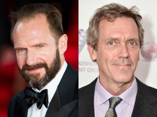 レイフ・ファインズとヒュー・ローリー