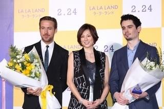 オスカー最多ノミネートの「ラ・ラ・ランド」R・ゴズリングと監督が来日！ “神対応”に500人熱狂