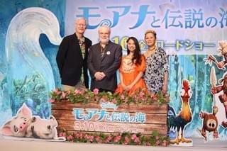 「モアナ」ヒロイン・屋比久知奈、公の場で初熱唱！夏木マリ感涙「スター誕生ね」