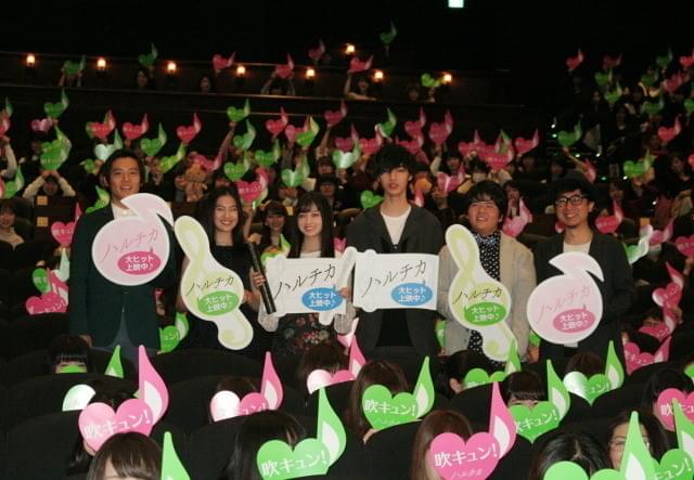 「ハルチカ」公開初日を迎えた橋本環奈ら