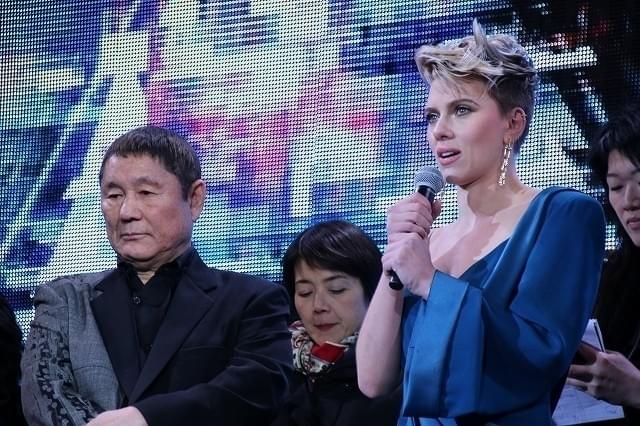 スカヨハ「ゴースト・イン・ザ・シェル」撮影時にビートたけしのカンペ係だった？