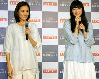 吉田羊、小松菜奈と「ただただじゃれ合う」CMに満足げ「心が和む」