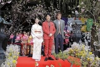 野村萬斎＆森川葵＆佐藤浩市「花戦さ」舞台になった“いけばな発祥の地”に凱旋！