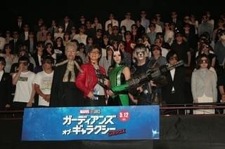 加藤浩次、秋元才加ら特殊メイクで「ガーディアンズ・オブ・ギャラクシー」を完コピ