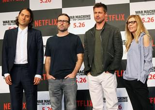 B・ピット、主演・製作のNetflix映画「ウォー・マシーン」に自信「大胆な作品作れた」