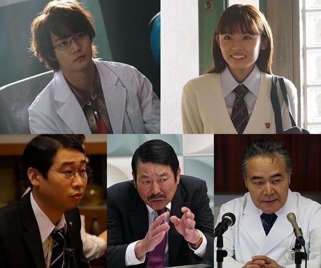 (上段左から)白石隼也、古畑星夏 (下段左から)前野朋哉、ダンカン、岩松了