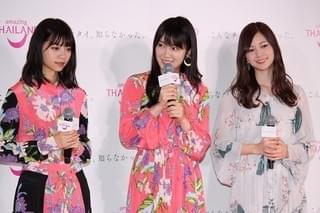 西野七瀬がゾウと友達に!?「乃木坂46」が“タイ女子旅”を満喫