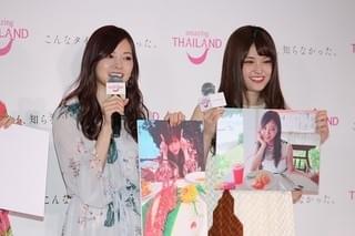 西野七瀬がゾウと友達に!?「乃木坂46」が“タイ女子旅”を満喫