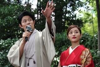 大野智、重要文化財・伝法院での「忍びの国」ヒット祈願に一喜一憂