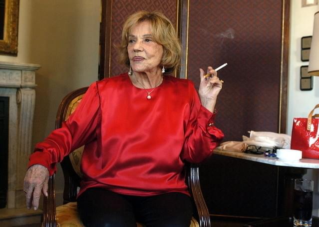 仏映画界のスター、ジャンヌ・モローさん