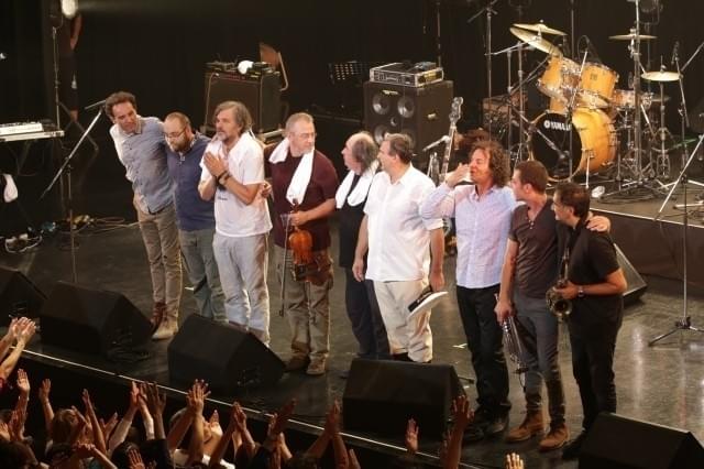 来日したバンドメンバーたち