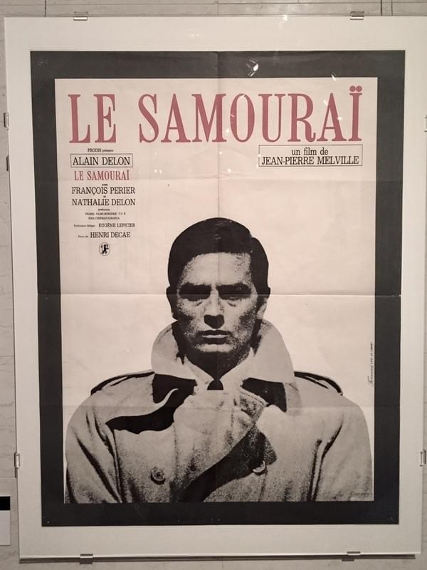 アラン・ドロン主演の「サムライ」ポスター