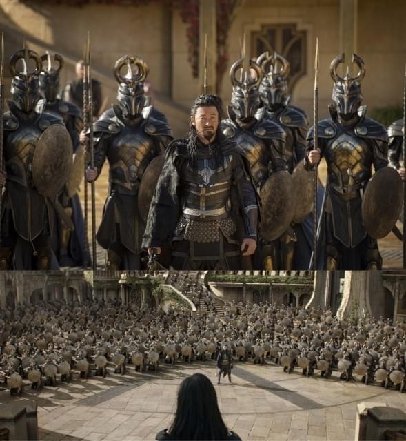 引き続きホーガン役を務める