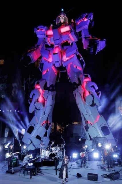 お台場の実物大ユニコーンガンダム立像完成！オープニングセレモニーでテーマ曲もお披露目