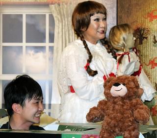 はるな愛、ホラーメイクで映画PRもドッキリ仕掛けられ賢示に戻って「やめろよ～」