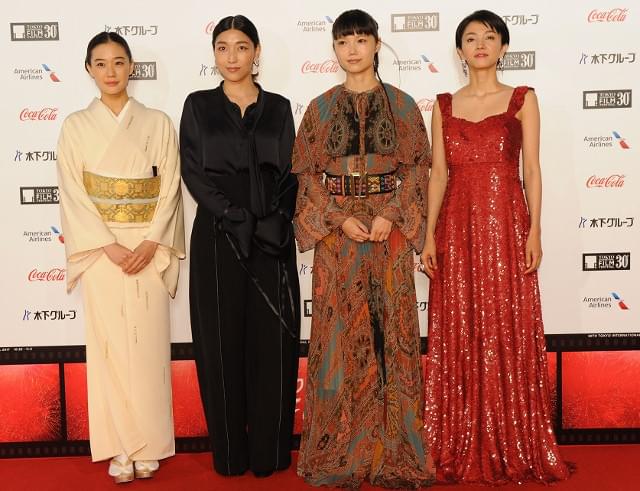 第30回東京国際映画祭 華やかドレスや着物で女優陣が美の競演！