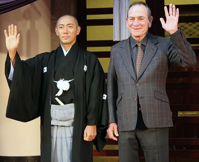 市川海老蔵とトミー・リー・ ジョーンズ審査委員長