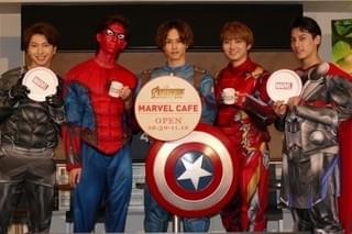 アイアンマンのケーキにロキのラテ！超特急がマーベル・カフェで舌鼓