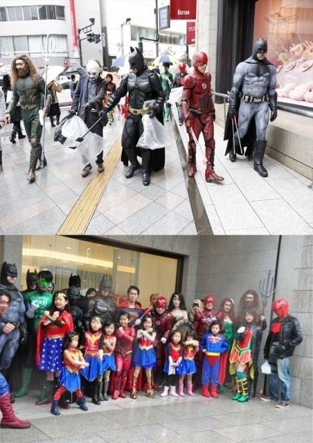 ジョーカーやグリーンランタンの姿も