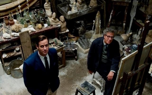 ジェフリー・ラッシュ×アーミー・ハマーで巨匠の素顔に迫る「ジャコメッティ」予告公開