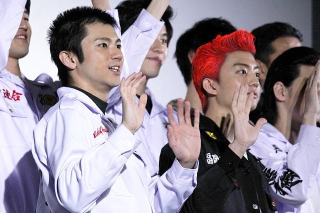 健太郎、山田裕貴と相思相愛カップル成立!?気合いの赤リーゼント＆特攻服も披露