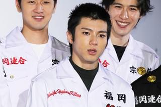 健太郎、山田裕貴と相思相愛カップル成立!?気合いの赤リーゼント＆特攻服も披露