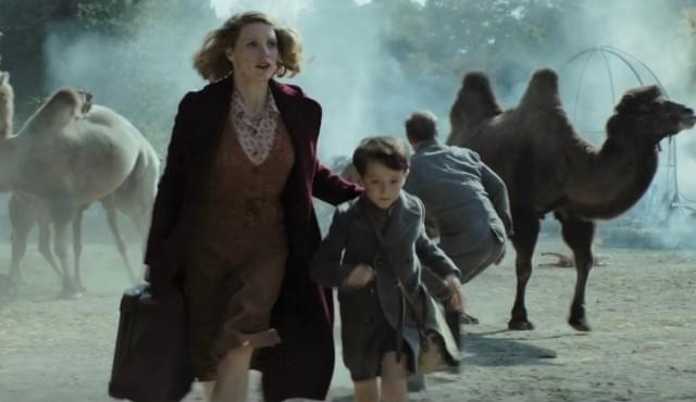 空襲から逃れる姿を動物たちが熱演！J・チャステイン主演「ユダヤ人を救った動物園」本編映像公開