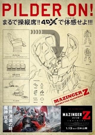 ついに“パイルダーオン”が実現？「劇場版 マジンガーZ」4DX版ポスター公開