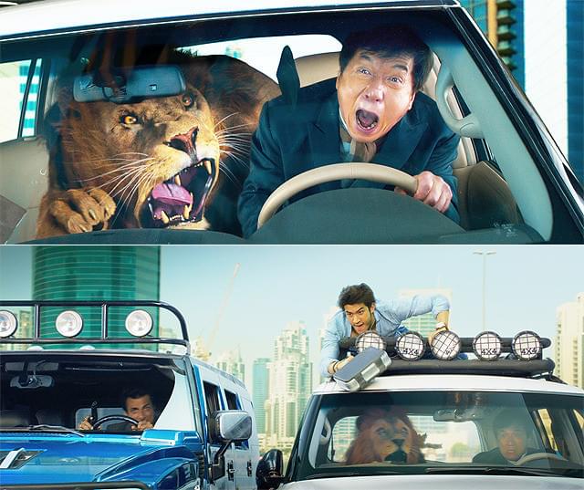 世界屈指の高級車が乱れ飛ぶ ジャッキー・チェン「カンフー・ヨガ」カーチェイスシーン公開