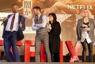 Netflix「ブライト」ウィル・スミス、ジョエル・エドガートン、ノオミ・ラパスが六本木に降臨