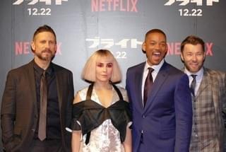 Netflix「ブライト」ウィル・スミス、ジョエル・エドガートン、ノオミ・ラパスが六本木に降臨