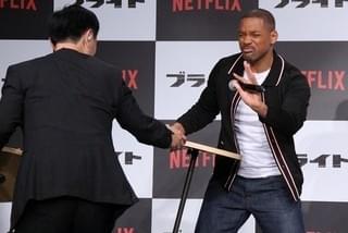 来日中のウィル・スミス「ブライト」はNetflixだからこそ生み出せた作品！