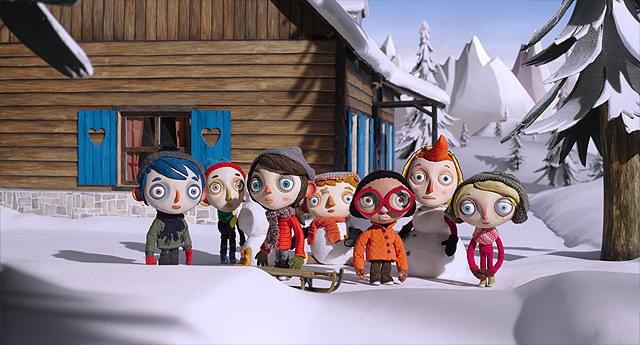 パペットのかわいい子供たちがいっぱい