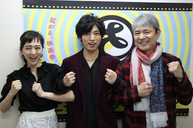 舞台挨拶を盛り上げた 桐山漣、杉野希妃、升毅