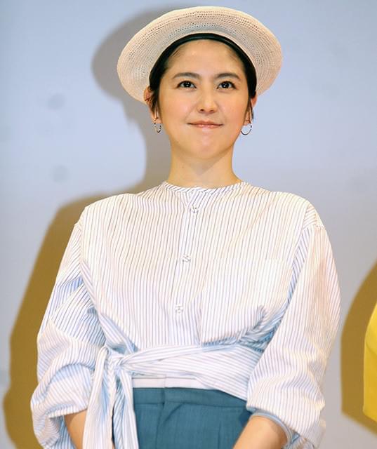 舞台挨拶に立った長澤まさみ