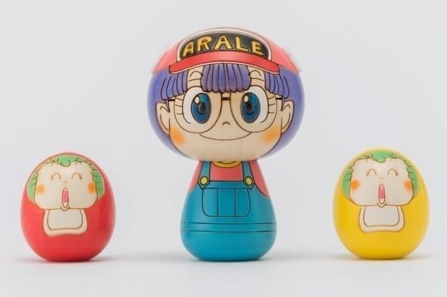 アラレちゃんやガッちゃんがこけしに