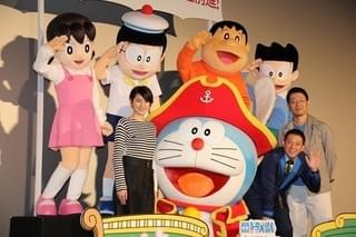 長澤まさみ＆高橋茂雄、スネ夫の“暴走”に笑い止まらず「すごい飛ばしてる」