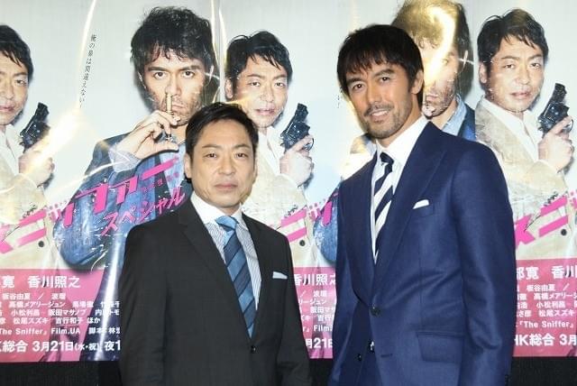 阿部寛、香川照之の匂いに興味津々「昆虫をやったり生き方が深いから」