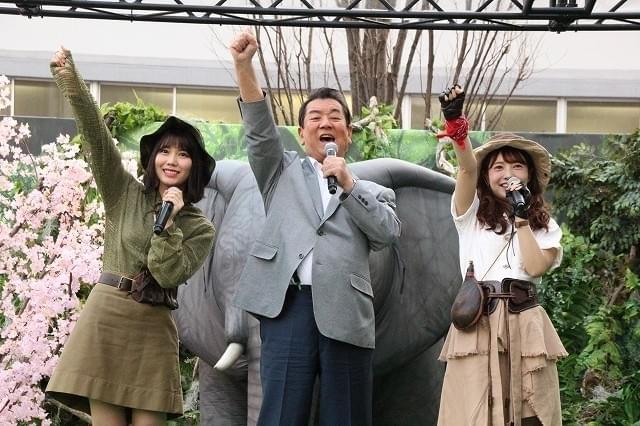 加山雄三、乃木坂46・斉藤優里＆川後陽菜と「マジジュマンジー！」絶叫