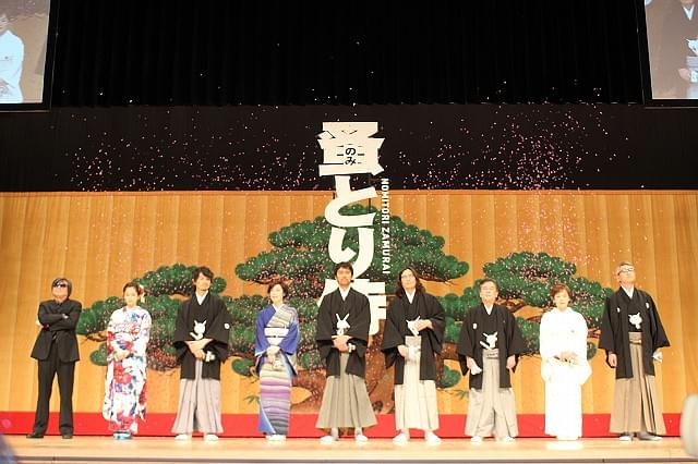 “のみとり侍”阿部寛、口上披露で会心の笑み「こういう経験も一生ない」