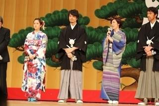 “のみとり侍”阿部寛、口上披露で会心の笑み「こういう経験も一生ない」