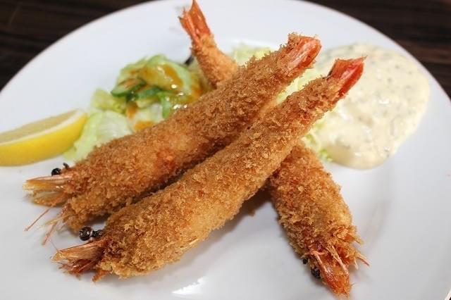 丸ごと食べられる「天使の海老・海老フライ」