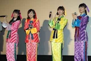 「ももクロ」百田の“画伯ぶり”にしんのすけ興味津々