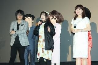 「ももクロ」百田の“画伯ぶり”にしんのすけ興味津々